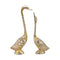 Metal Golden Swans Pair Decorative Showpiece Dfms398