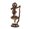 Brass Standing Dancing Ganesh On Snake Idol Murti Gbs184