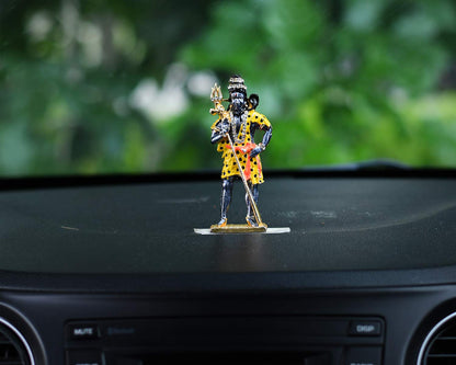 Standing Blessing Shiva Idol Car Dashboard Statue