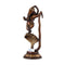 Brass Standing Dancing Ganesh On Snake Idol Murti Gbs184