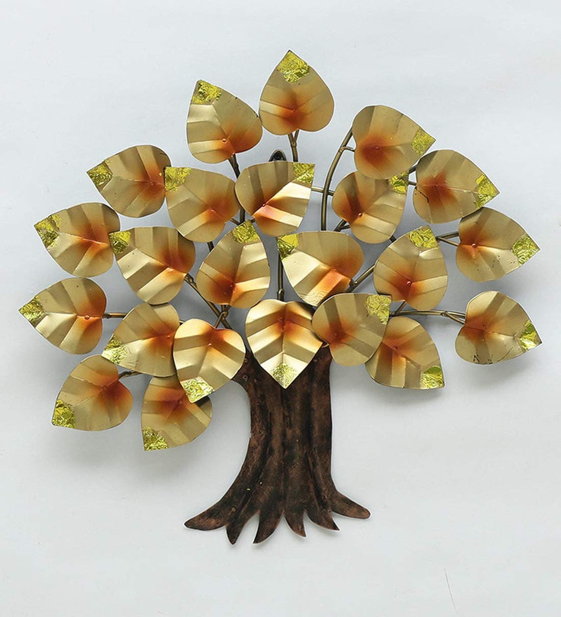 Tree Of Life Iron Mounted Wall Hanging Showpiece Dfmw368