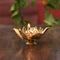 Brass Crystal Lotus Shape Diya Deepak With Gift Box-Dfbs198