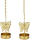 Metal Butterfly Hanging Tea Light Candle Holders Stand