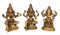 Brass Lakshmi Ganesh Saraswati Idol Murti Statue 