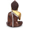 Blessing Buddha Brass Idol With Scared Kalash Statue 