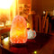 Natural Himalayan Rock Salt Lamp Original Pink Crystal - Air Purifier With Wooden Base Lampt101