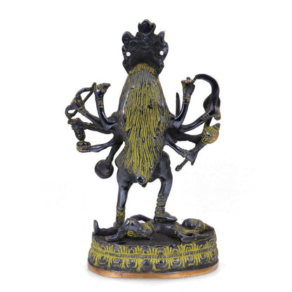 Maa Kali Idol Vintage Look Statue For Home Office Puja