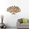 Metal Tree Of Knowledge and Life Mounted Wall Art Decor Showpiece