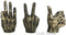 Polyresin Hand Gestures  Decorative Showpieces (Set of 3) 