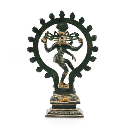 Brass Antique Nataraja Dancing Statue Shbs120