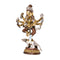 Six Hand Dancing Ganesh Idol On Mouse Murti Gbs185