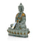 Meditating Brass Statue of Dharmachakra Buddhism Idol