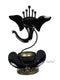 Metal Ganesha Idol Tealight Candle Holder Stand Showpiece