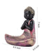 Polyresin Monk Buddha Statue Tea light Candle Holder