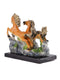 Feng Shui Running Horses Resin Statue, Vastu Decor Showpiece