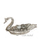 Metal Swan Shaped Bowl Serving Tray Showpiece