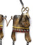 Twin Cow Welcome Board Metal Wall Door Hanging Showpiece (Dfmw331)