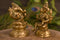 Brass Set Of Lakshmi Ganesha Idol Murti Statue