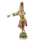 Large Handmade Brass Krishna Idol, 23 Inches Height