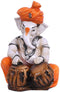 Lord Ganesha Playing Tabla Idol Decorative Figurine