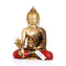 Brass Decorative Buddhism Tibetan Feng Shui Healing Sculpture Buddha Statue-Bts214