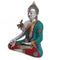 Brass Meditating Buddha Idol Showpiece Set Bts240