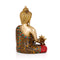 Brass Decorative Buddhism Tibetan Feng Shui Healing Sculpture Buddha Statue-Bts214