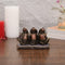 Polyresin Three Monkeys of Mahatma Gandhi Statue Showpiece