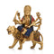 Brass Durga Idol On Lion Murti Showpiece Dbs106