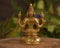 Brass Blessing Laxmi Idol Sitting On Round Base Statue