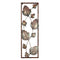 Metal Leaf Frame Mounted Wall Art Decor Showpiece 