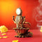 Goddess Lakshmi Devi Idol Sitting On Lotus Resin Statue Lmas111