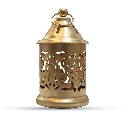Metal Hanging Lantern Tea Light Candle Holder
