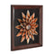 Metal Sunflower On MDF Panel Wall Hanging Showpiece