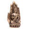 Brass Palm Shakyamuni Buddha Idol Showpiece Bbs302