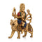 Brass Durga Idol On Lion Murti Showpiece Dbs106