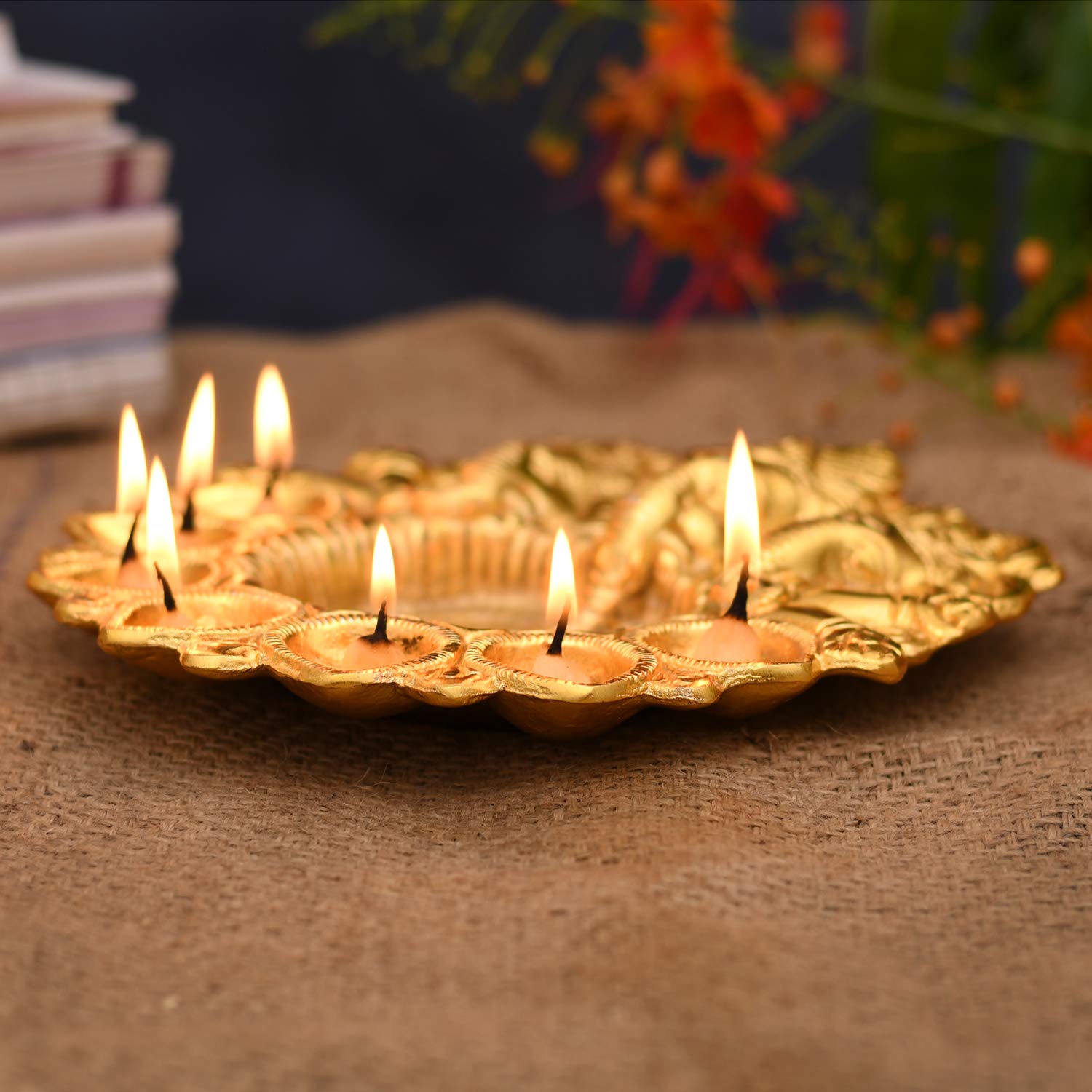 Ganesh Diya Idol, Ganesh Diya Showpiece, Ganesh Diya Decorative Item 