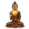 Brass Blessing Abhaya Buddha Idol With Sacred Kalash Statue Bbs275