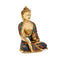 Brass Medicine Statue of Buddha with Blue Stone Work