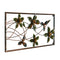 Metal Decorative Flowers Frame Mounted Wall Hanging Showpiece