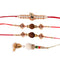 Rakhi Combo Set for Brother with Metal Tortoise Showpiece