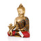 Brass Decorative Buddhism Tibetan Feng Shui Healing Sculpture Buddha Statue-Bts214