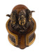 Brass Three Face Shiva Idol