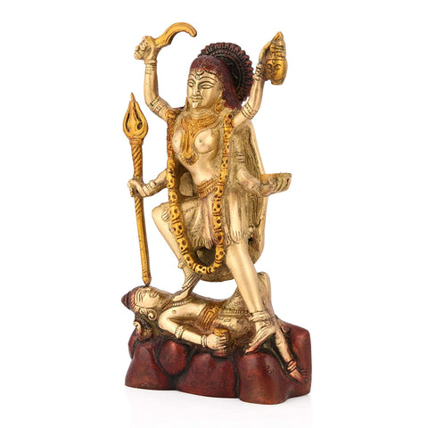 Maha Kali Mata Sculpture Brass Idol Dbs108