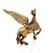 Brass Golden Flying Horse with Wings Decorative Showpiece