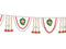 Red White Beads Toranam for Door Decoration