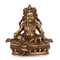 Tibetans Antique Vajrapani Kuber Brass Statue