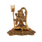 Metal Sitting Shiva Idol Showpiece Shbs147