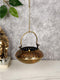 Metal Degchi Tealight Candle Holder Hanging Showpiece