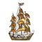 Metal Ship Mounted Wall Hanging Showpiece